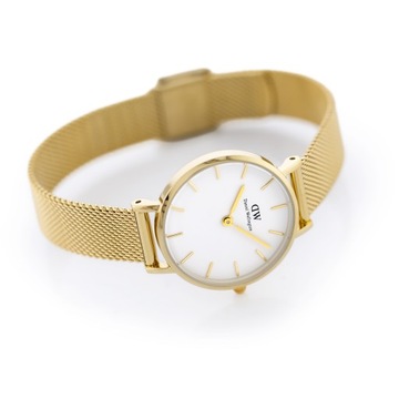 ZEGAREK DAMSKI DANIEL WELLINGTON DW00100350 ZŁOTY Petite Evergold 28mm +BOX