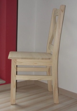 СТУЛ ДЕРЕВЯННЫЙ X СОСНА - ДЕРЕВЯННЫЕ ЦВЕТА