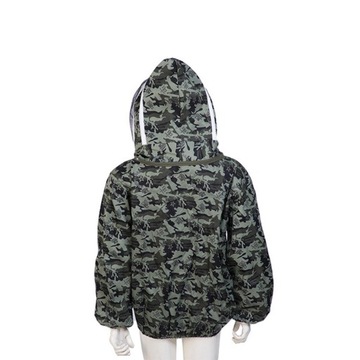 Куртка для пчеловодства с фехтовальной вуалью и премиальным капюшоном