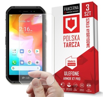 3PACK PANCERNE SZKŁO DO ULEFONE ARMOR X7 PRO