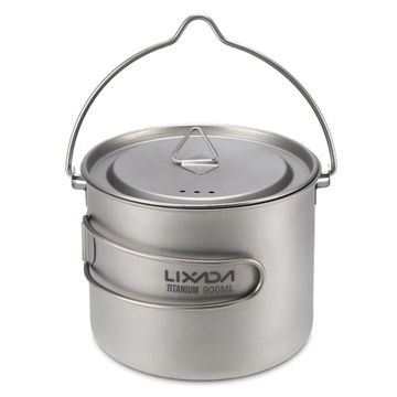 WISZĄCY GARNEK TURYSTYCZNE KUBEK TYTANOWY 900ml