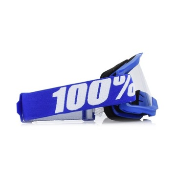 Gogle 100% STRATA 2 BLUE Szyba Przezroczysta