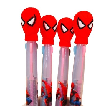 SPIDERMAN długopisy 3 trzykolorowe wielokolorowe dla chłopca dzieci szkolny