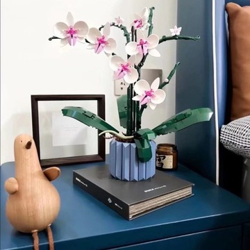 LEGO БЛОКИ ЦВЕТОК ОРХИДЕИ БОНСАЙ БЛОКИ ИГРУШКИ ИЗ ИСКУССТВЕННЫХ РАСТЕНИЙ ОРХИДЕИ