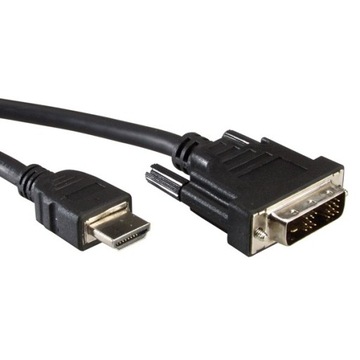 Kabel przewód DVI - HDMI M/M MONITOR-KOMPUTER 1m