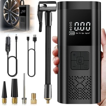 Elektrická Vzduchová Pumpa 6000MAH Usb Nabíječka Do Auta Automobilová A Taška