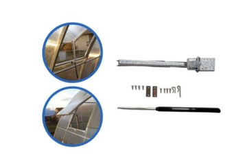 Mini Szklarnia Tunel ogrodowy IRIS 2x6m z POLIWĘGLANU 4mm profil 20x20mm