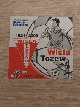 Naklejka - Wisła Tczew , 85 lat