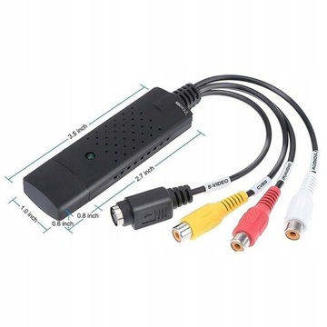 USB-ВИДЕО-граббер для копирования с видеокассет VHS