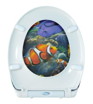 СИДЕНЬЕ ДЛЯ УНИТАЗА, МЕДЛЕННО ЗАКРЫВАЮЩЕЕСЯ СИДЕНЬЕ ДЛЯ УНИТАЗА, ЦВЕТНОЕ ЖЕСТКОЕ РИФ ESTIVA