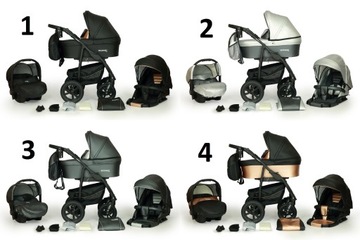 WÓZEK DZIECIĘCY VERDI SONIC PLUS PRO 4W1