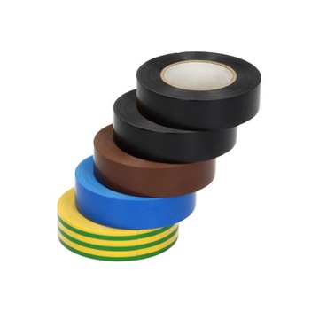 Taśma izolacyjna izolacja PVC 20m 5 sztuk zestaw