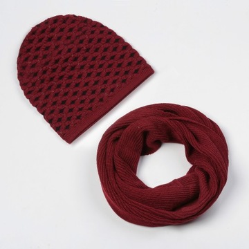 ЖЕНСКИЙ КОМПЛЕКТ ШАПКА + ЮБКА ОСЕНЬ-ЗИМА