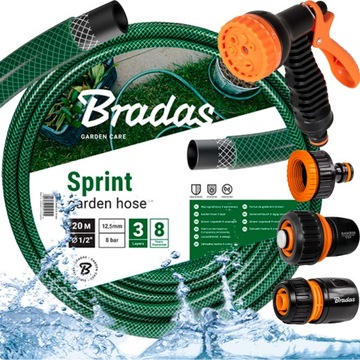 WĄŻ OGRODOWY DO PODLEWANIA 30m 1/2