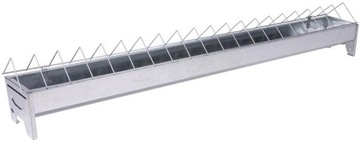KARMNIK DLA DROBIU KACZEK GĘSI KUR 100cm KORYTKO