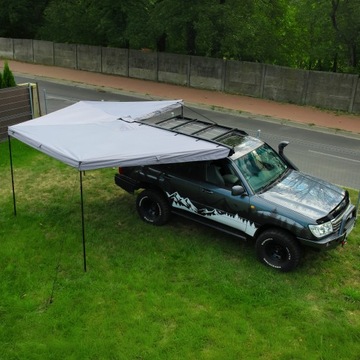 Навес Batwing II Premium 270° 2,5 м СЕРАЯ сторона ПАССАЖИРСКИЙ самонесущий