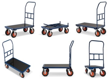 Cargo Master 640 кг HIGHER складская транспортная тележка-платформа