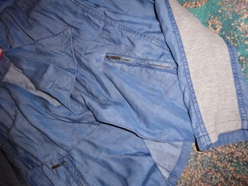 yfl Reserved lekka narzutka a'la jeans +dzianina 100%lyocell r.40