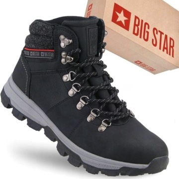 BUTY MĘSKIE BIG STAR TREKKINGOWE TRAPERY ZIMOWE