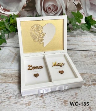 Коробка для конвертов, обручальных колец, вешалок, гостевой книги П109