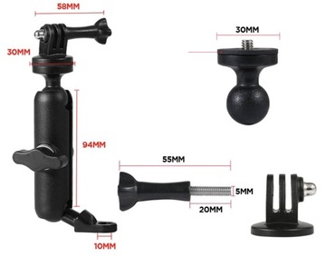 Держатель зеркала на 360° MOTOR велосипед для GOPRO 11