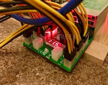 2XPCI-E Кабель графического процессора, 50 см, 6 контактов на 6+2 контакта, штекер, 18 AWG