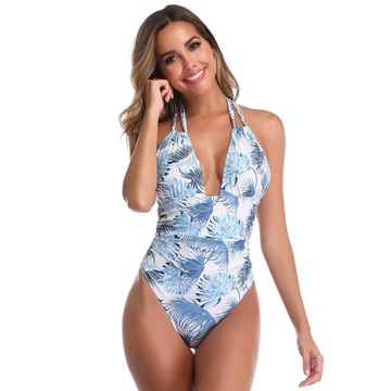 Backless Women Swimwear One Piece Swimsuit Female