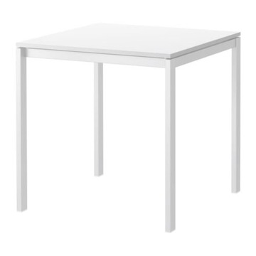 IKEA MELLTORP stół biały 75 x 75 cm, melamina