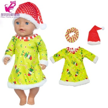 43 cm ubrania dla lalki sweter szydełkowy 18 cali dziewczyna lalka zimowe