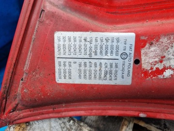 FIAT SIENA KAPOTA PŘEDNÍ 97-02
