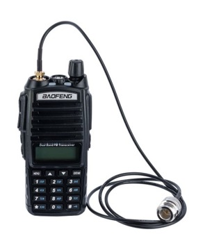 Переходник на кабель SMA-F/N длиной 50 см для Baofeng UV5R UV82