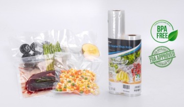 Фольга с накаткой для запайщика упаковочной машины, 20см 2х6м