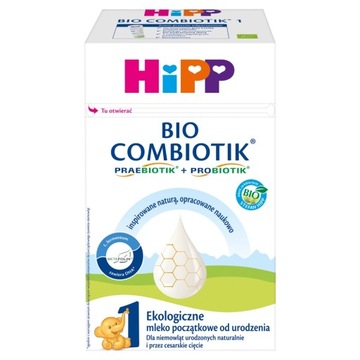 Mleko HiPP 1 BIO COMBIOTIK początkowe 550g