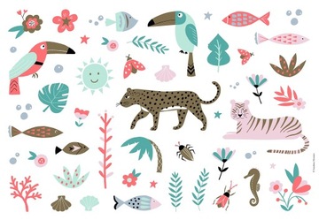 Auzou Набор металлических и неоновых наклеек 3+