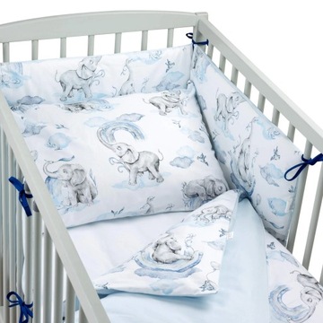 Pościel do łóżeczka 60x120 - zestaw 4 elementowy bawełna 100% Pepi