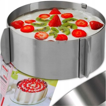 RANT DO TORTU 15cm REGULOWANY 16-30cm TORTOWNICA OBRĘCZ DO CIAST