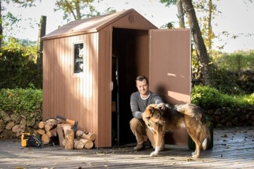 Домик для инструментов KETER Darwin 4x6 246949 Коричневый