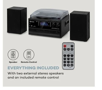 СТЕРЕОНАСТРОЙКА DAB+/FM BT ВИНИЛОВЫЕ ПЛАСТИНКИ CD КАССЕТА USB-ПЛЕЕР ПОВОРОТНИК