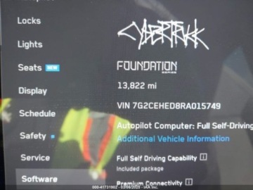  Tesla Cybertruck 2024, 4x4, od ubezpieczalni Elektryczny 600KM, zdjęcie 11