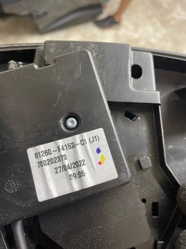 LAMPA POLSTROVÁNÍ OSVĚTLENÍ INTERIÉR CHR C-HR ORIGINÁLNÍ