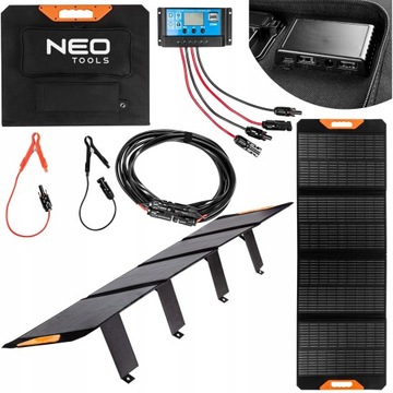 ПОРТАТИВНОЕ СОЛНЕЧНОЕ ЗАРЯДНОЕ УСТРОЙСТВО NEO SOLAR PANEL 140 Вт