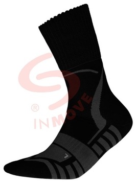 Skarpety JJW INMOVE Trekking Deodorant Silver 38-40;czarny
