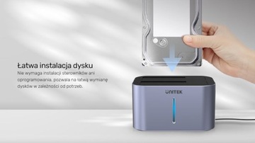 USB 3.2 5 Гбит/с 2,5/3,5-дюймовая док-станция Unitek