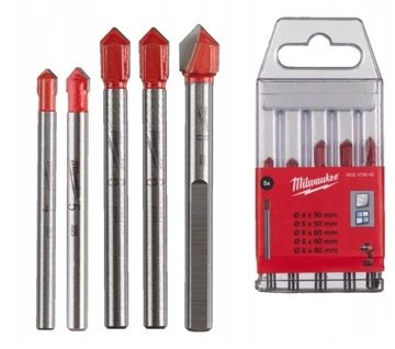Zestaw wierteł do płytek i ceramiki Milwaukee 4932479948 5 sztuk