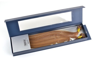 WŁOSY NATURALNE KERATYNA 50cm 70g CARAMELIZED