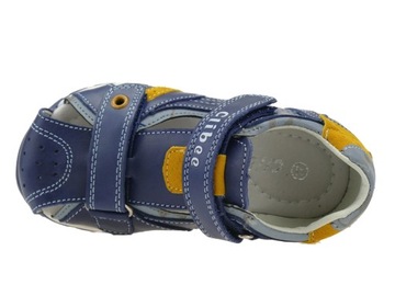 КОЖАНЫЕ САНДАЛИИ ДЛЯ МАЛЬЧИКОВ ДЕТСКАЯ ОБУВЬ САНДАЛИИ С ПОКРЫТИЕМ НА ЗАЛИВКЕ Размер 27