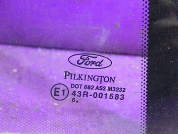 FORD FUSION 02-05 SKLO (OKNO) DVEŘNÍ DVEŘE ZADNÍ LEVÝ MALÉ TROJŮHELNÍK
