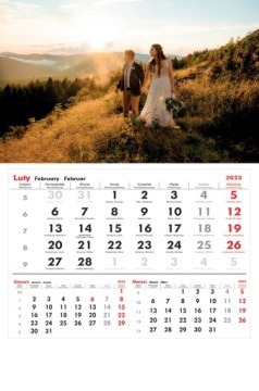 Календарь с одной фотографией 2024 Ваши фотографии