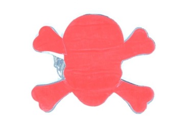 ЭМБЛЕМА С ПЕЧАТЬЮ ЧЕРЕПА МОД 10