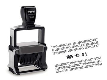 Datownik z własnym tekstem do 6 linii Trodat 5460